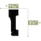 Ekena Millwork 3 1/4"H x 1 1/4"P x 96"L Williamsburg Casing Moulding, PVC CAS03X01X96WISWPV - alternate 2